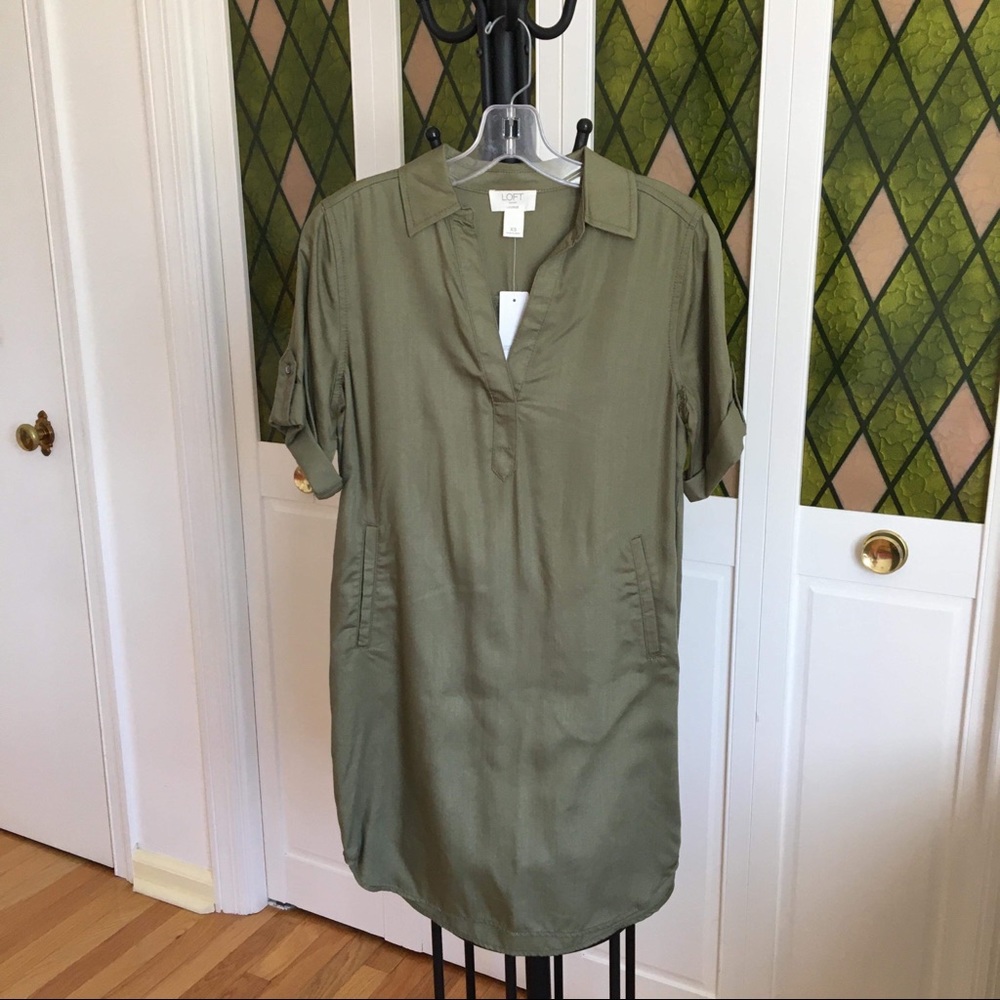 Olive Green Dress